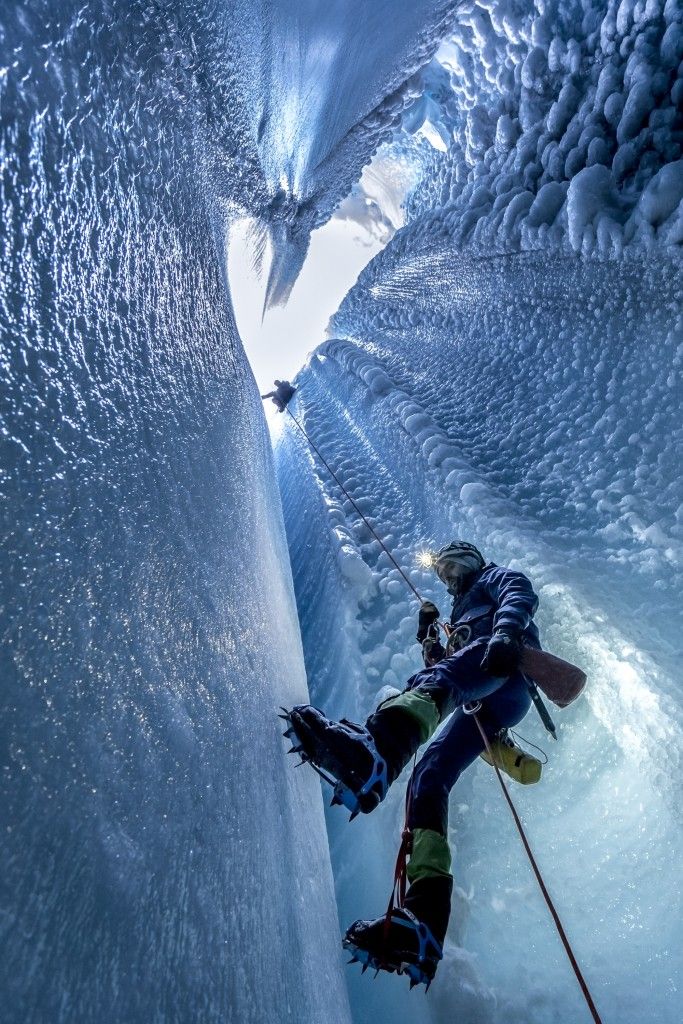 inside the heart of ice cape
