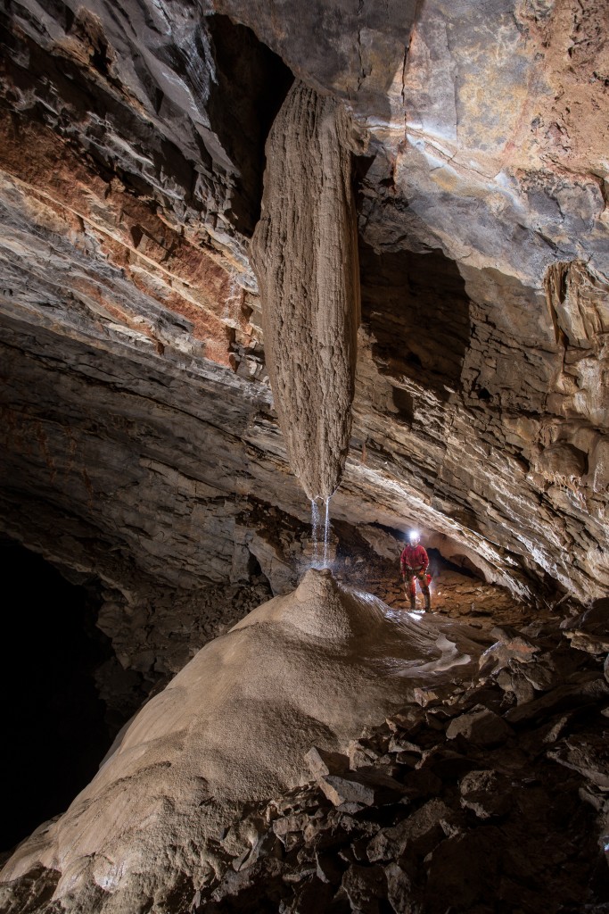 Stone waterfall